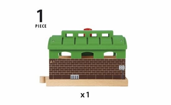 Brio World 33574 Train Garage Train Track Accessory for Ages 3 and Up
