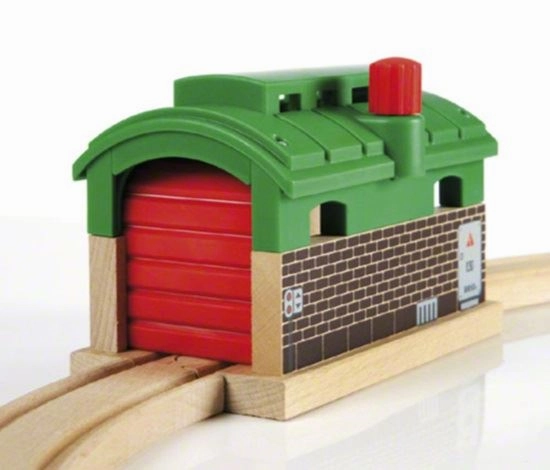 Brio World 33574 Train Garage Train Track Accessory for Ages 3 and Up