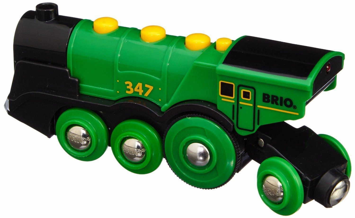 Brio World 33593 Battery Powered Big Green Action Locomotive Ages 3 