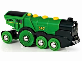 Brio World 33593 Battery Powered Big Green Action Locomotive Ages 3 