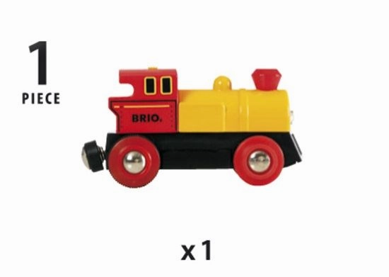 Brio World 33594 Two-Way Battery Powered Engine Train Toy for Ages 3 