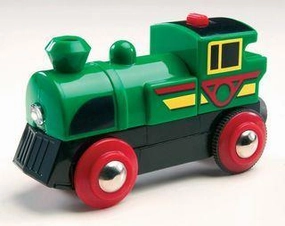 Brio World 33595 Battery Powered Engine Green Train Toy for Age 3 & Up