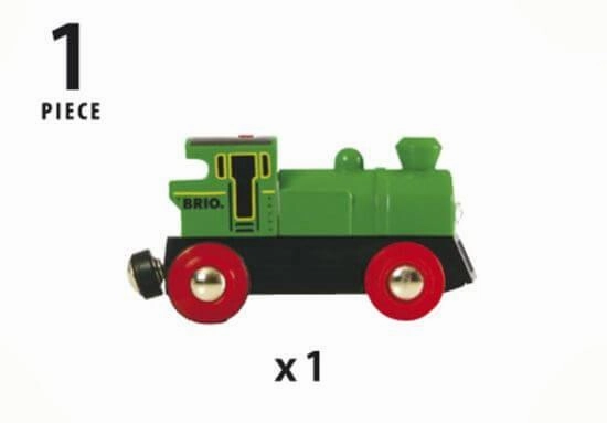 Brio World 33595 Battery Powered Engine Green Train Toy for Age 3 & Up