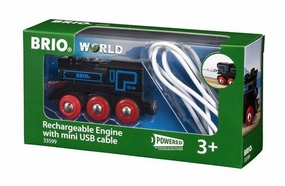 Brio World 33599 Rechargeable Engine With Mini USB Cable for Ages 3 