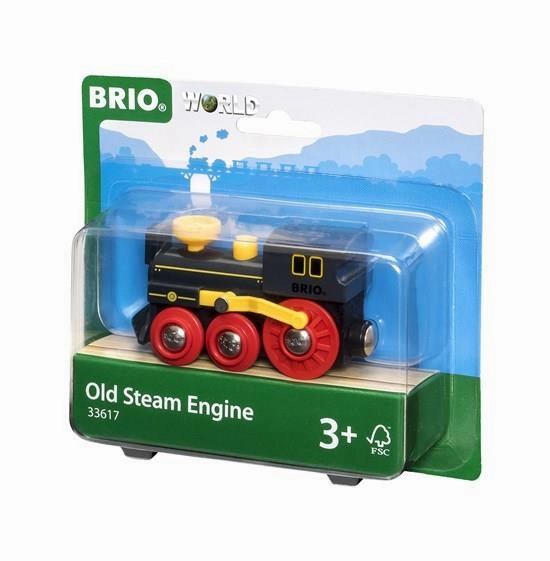 Brio World 33617 Old Steam Engine Classic Train Toy for Ages 3 and Up