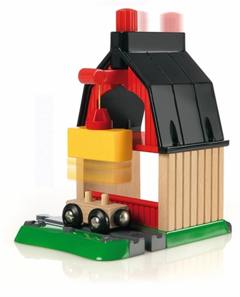 Brio World 33719 Farm Railway Set Interactive Train Toy for Age 3 & Up