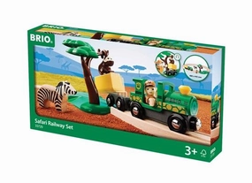 Brio World 33720 Safari Railway Train Set Toy for Children Ages 3 & Up