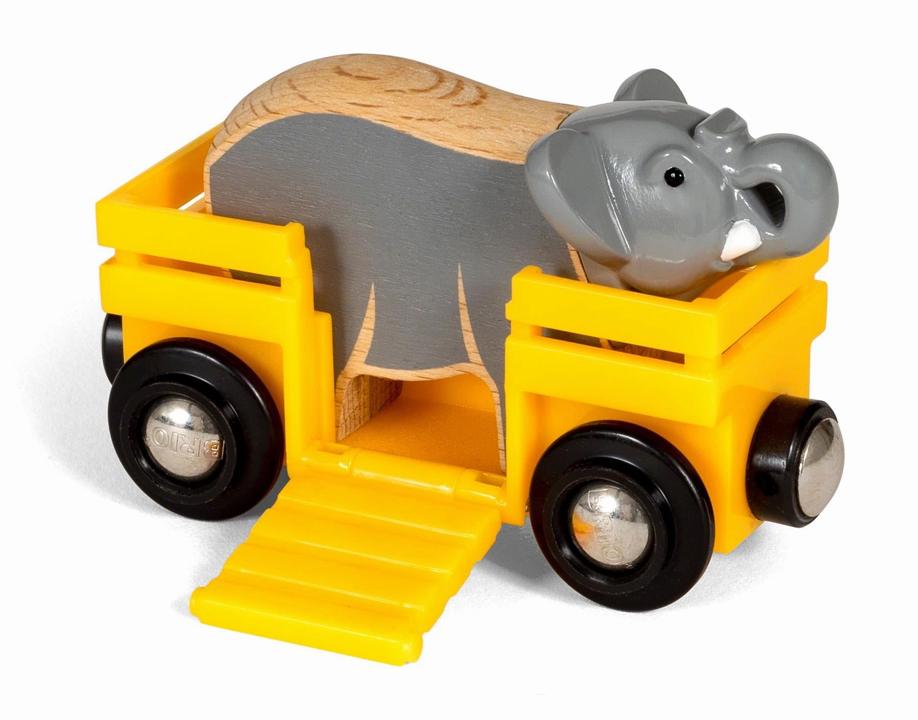 Brio World 33969 Safari Wagon and Elephant Train Toy for Ages 3 and Up