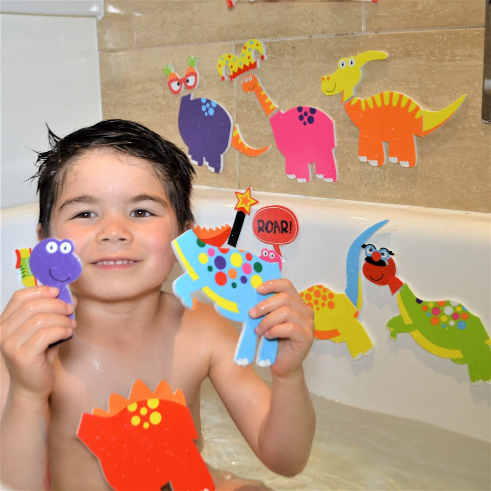 Buddy & Barney: Magical Mix & Match Dinosaur Bath Time Stickers