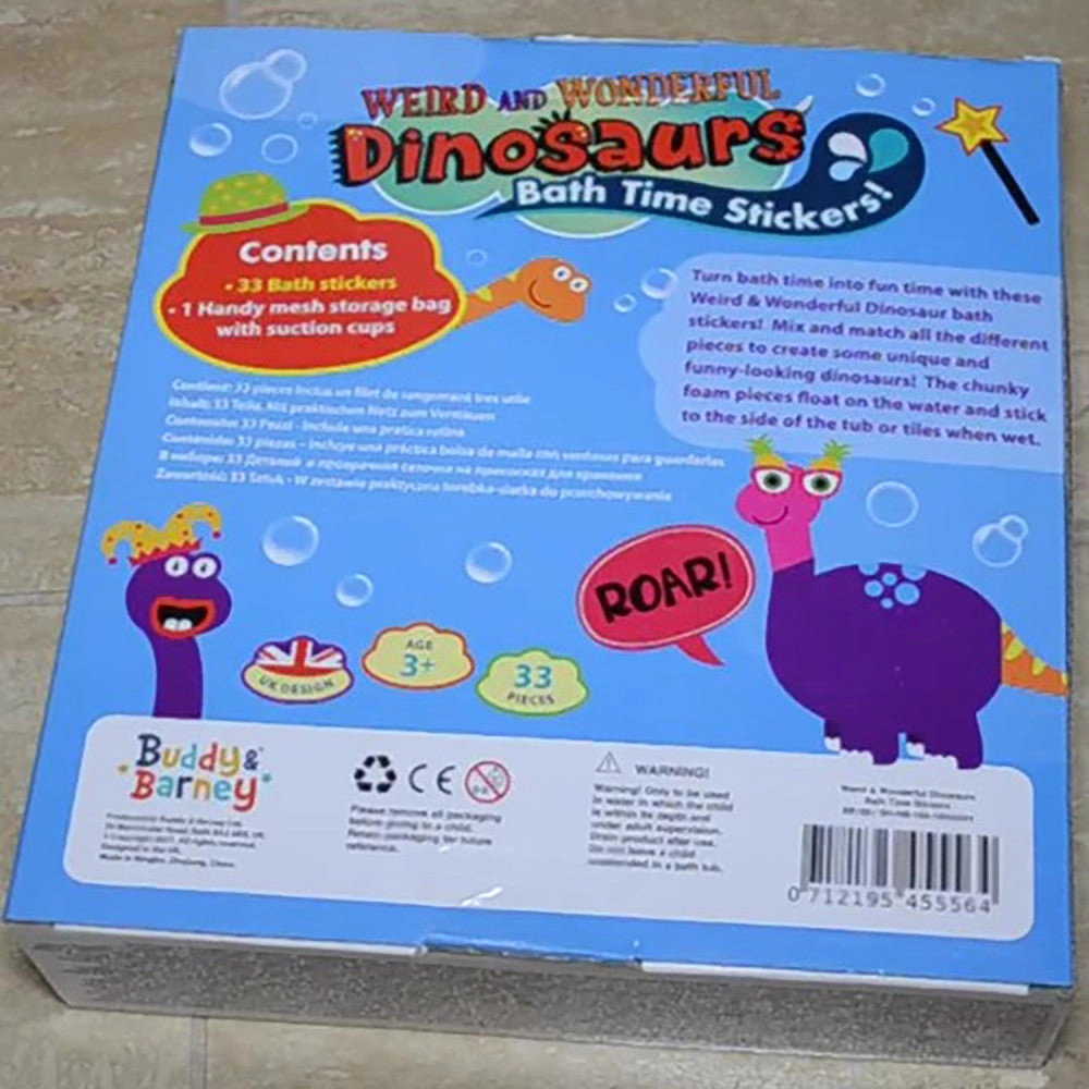 Buddy & Barney: Magical Mix & Match Dinosaur Bath Time Stickers
