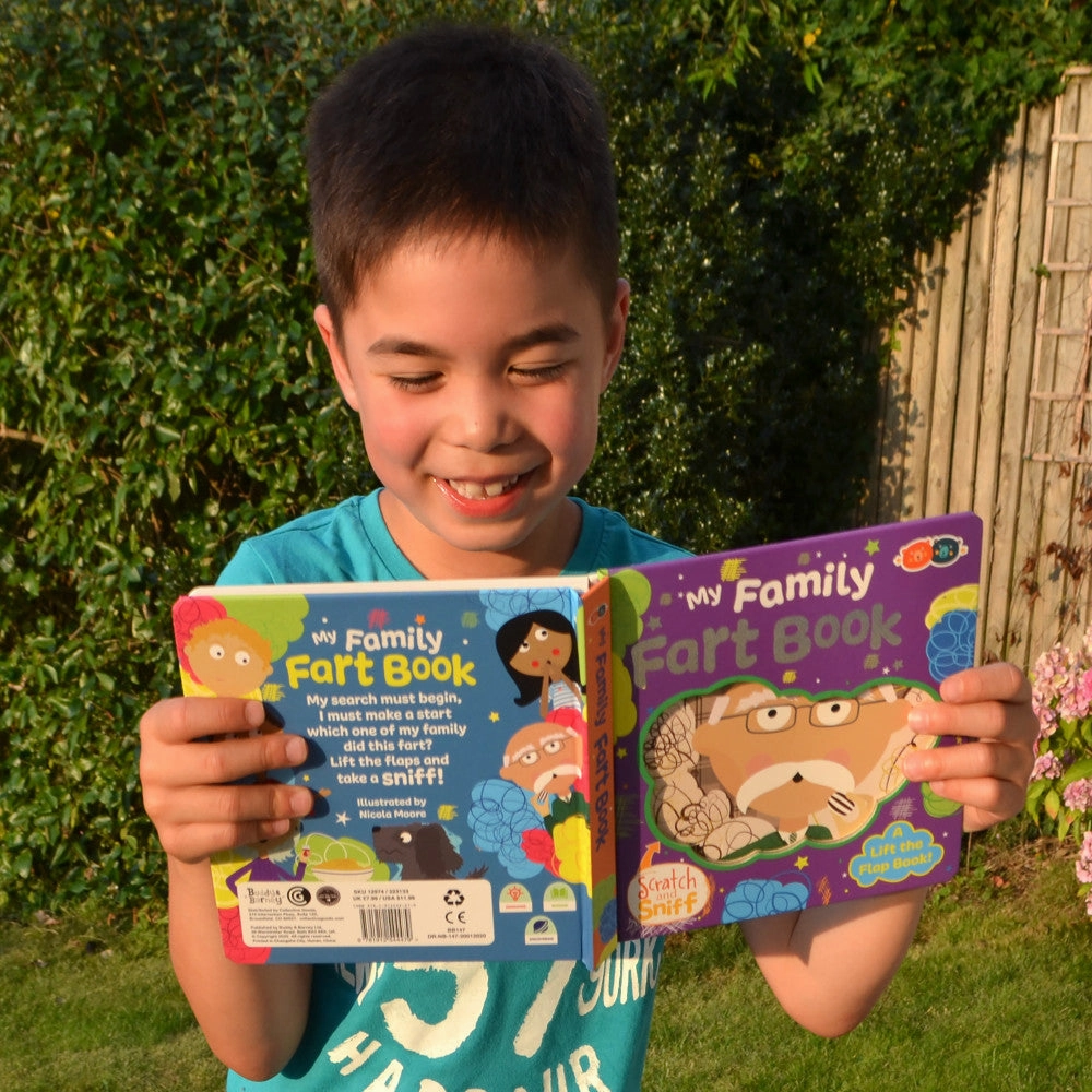 Buddy & Barney My Family Fart Scratch & Sniff Board Book
