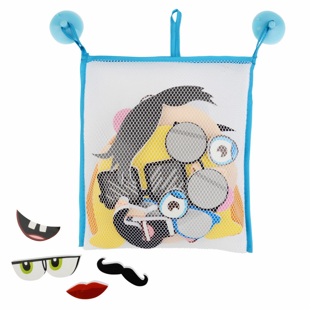 Buddy & Barney Silly Faces 36 Reusable Bath Stickers