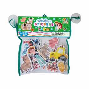 Buddy And Barney Bath Stickers  Farm