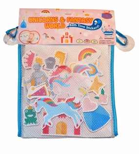 Buddy And Barney Bath Stickers  Unicorn Fantasy