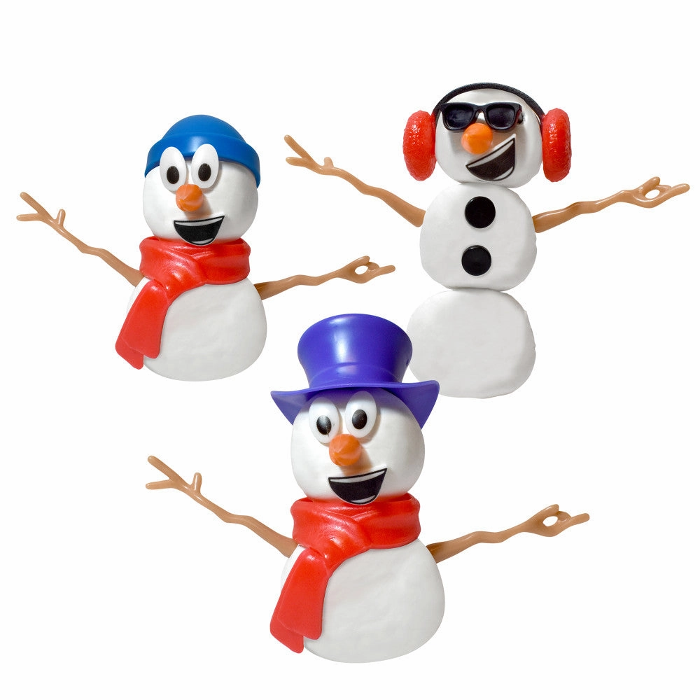 Build Buddiez Snowman Foam Craft Kit 3-Pack  Create, Play, Display for Kids 5 