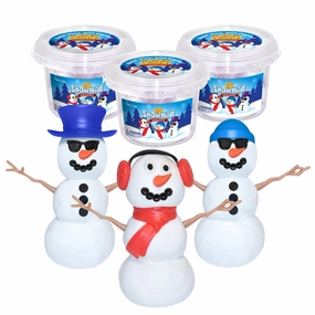 Build Buddiez Snowman Foam Craft Kit 3-Pack  Create, Play, Display for Kids 5 