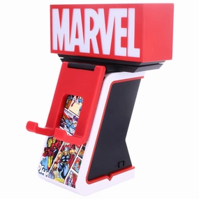 Cable Guys LED IKONS - Marvel Red Brick Logo - Illuminated Device Holder