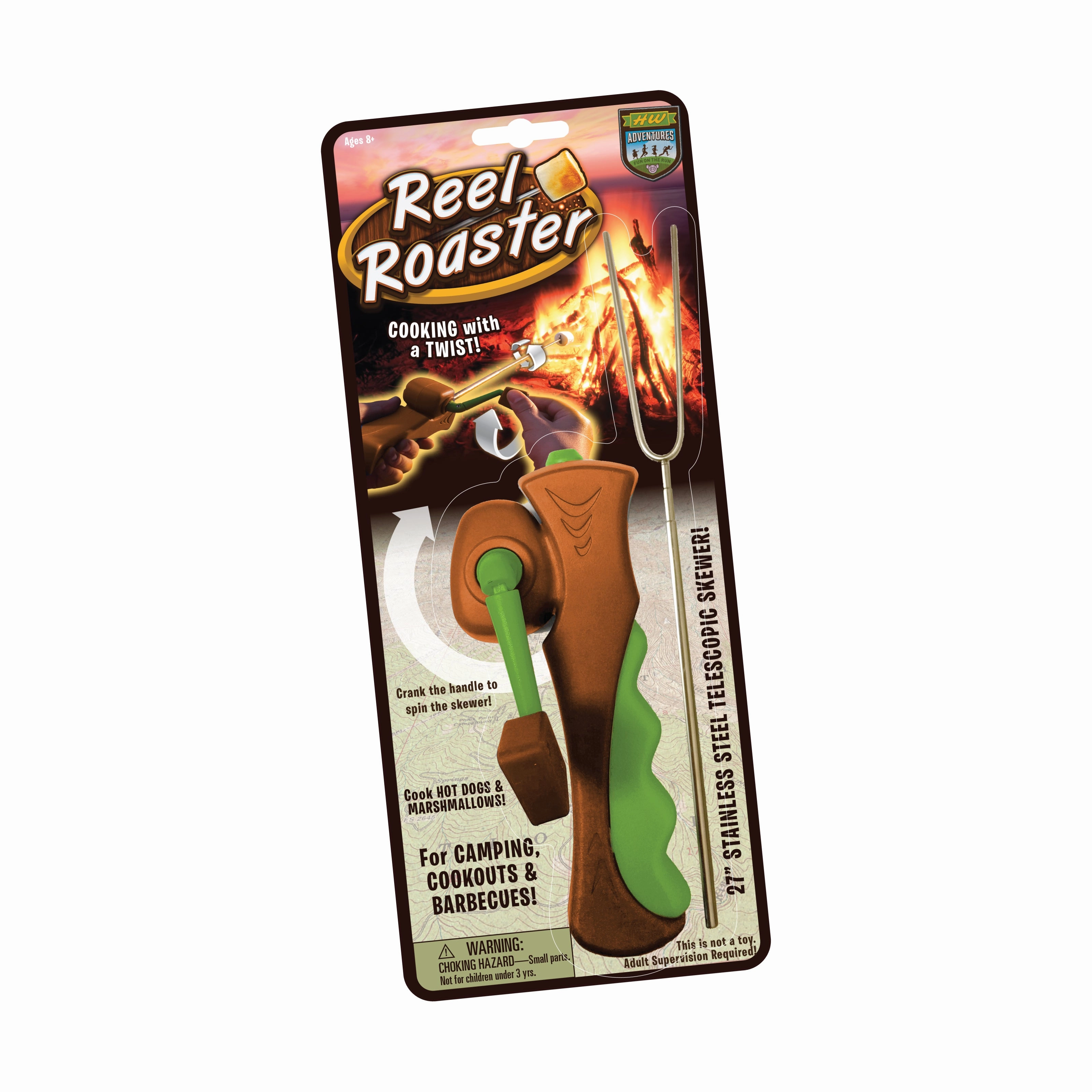 Campfire Chef Marshmallow & Hot Dog Reel Roaster