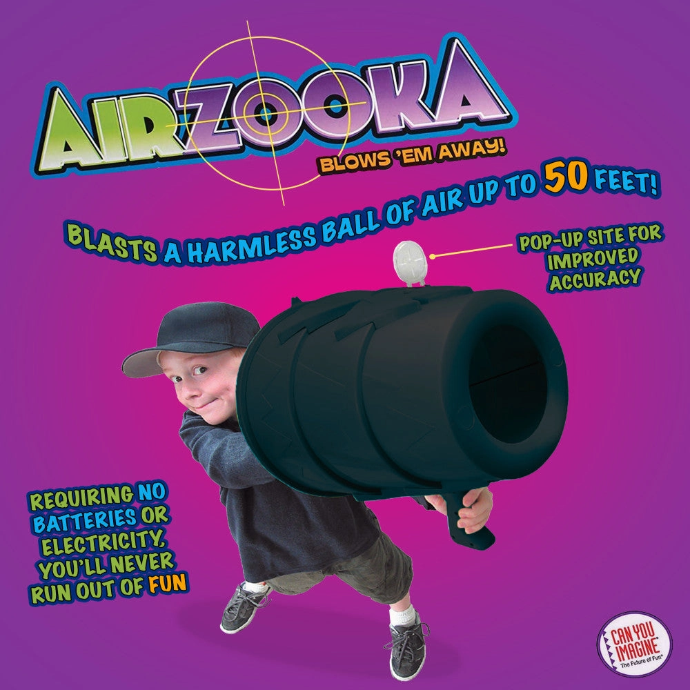 Can You Imagine Airzooka Air Shooter, Black