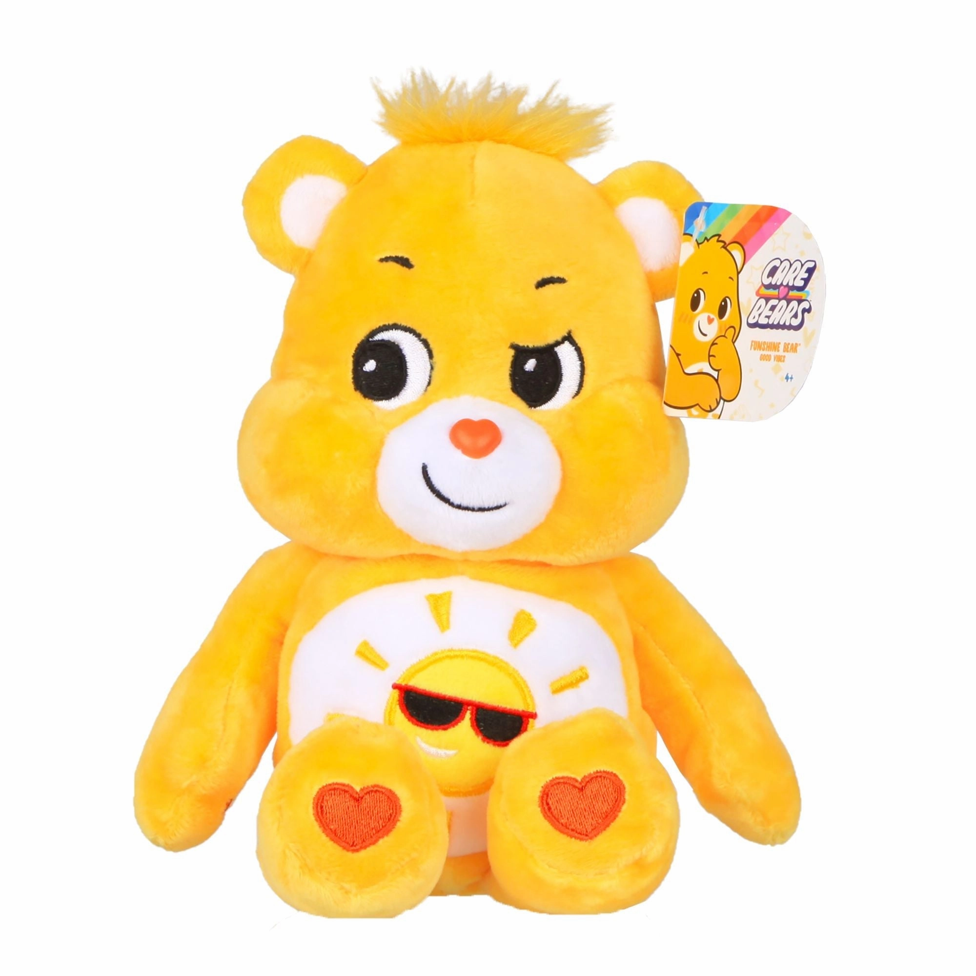 Care Bears Basic Bean Plush Funshine Bear