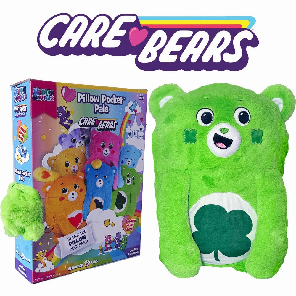 Care Bears Happy Nappers Good Luck Bear Pillow Pocket Pal
