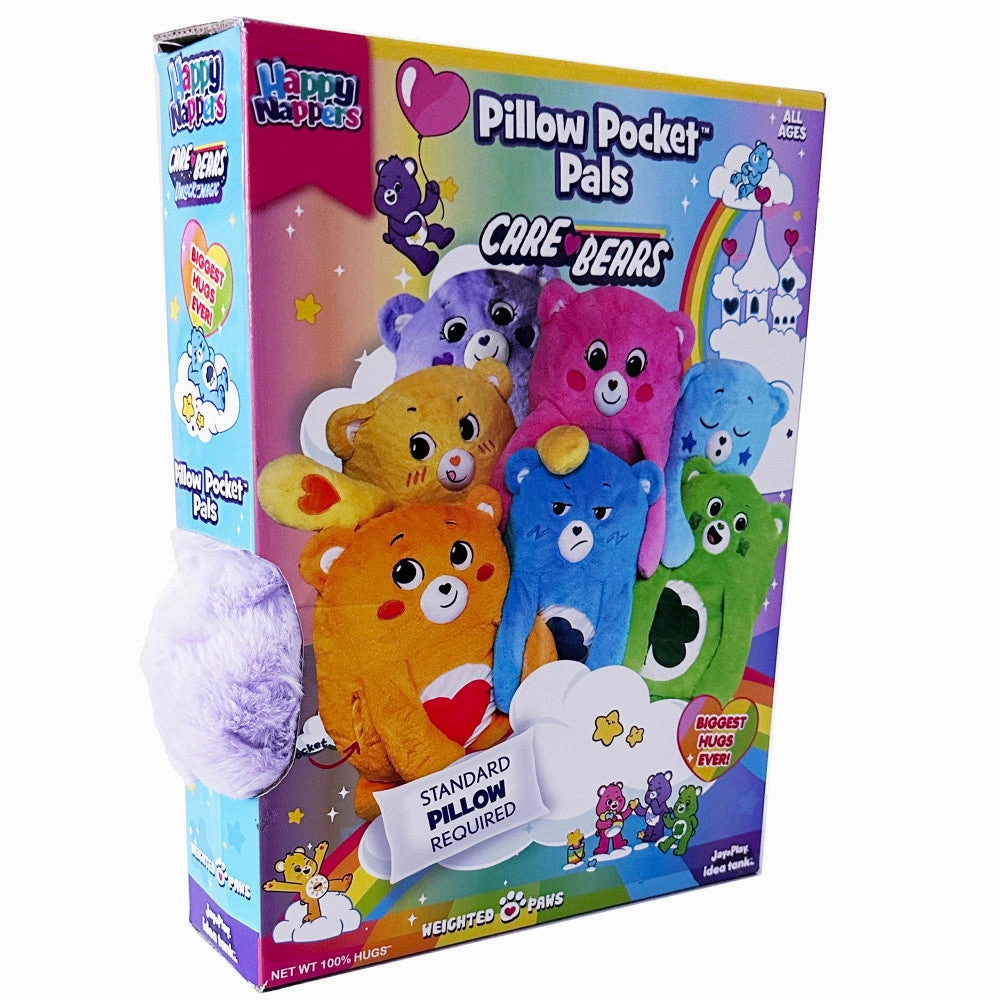Care Bears Happy Nappers Share Bear Plush Pillow Pocket Pal