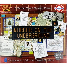 Case File Puzzle - Murder on the Underground 6 in 1 puzzle