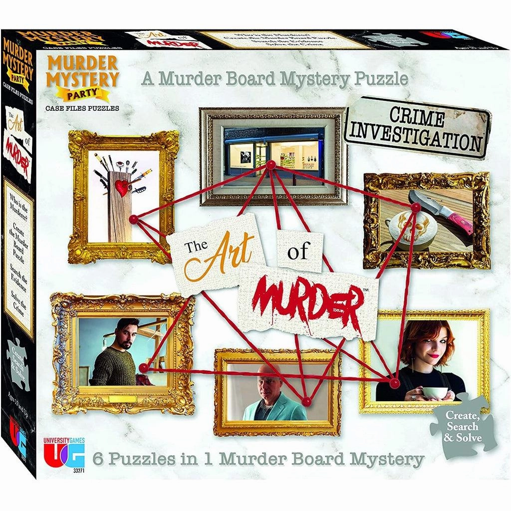 Case File Puzzle - The Art of Murder 6 in 1 puzzle