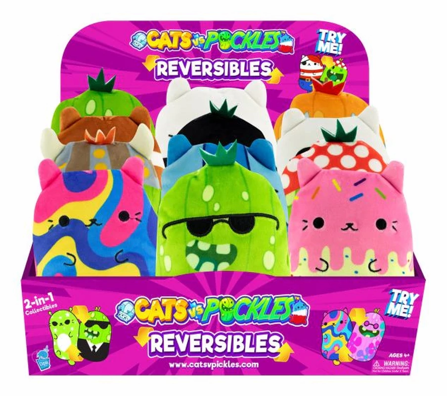Cats Vs Pickles Reversible Cats Kitty Cake / Frosted Flo