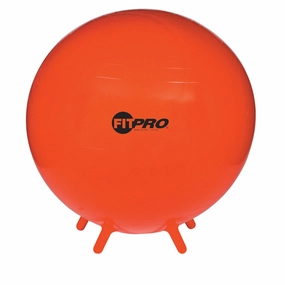 Champion Sports 75cm FitPro Ball with Stability Legs - Power Red