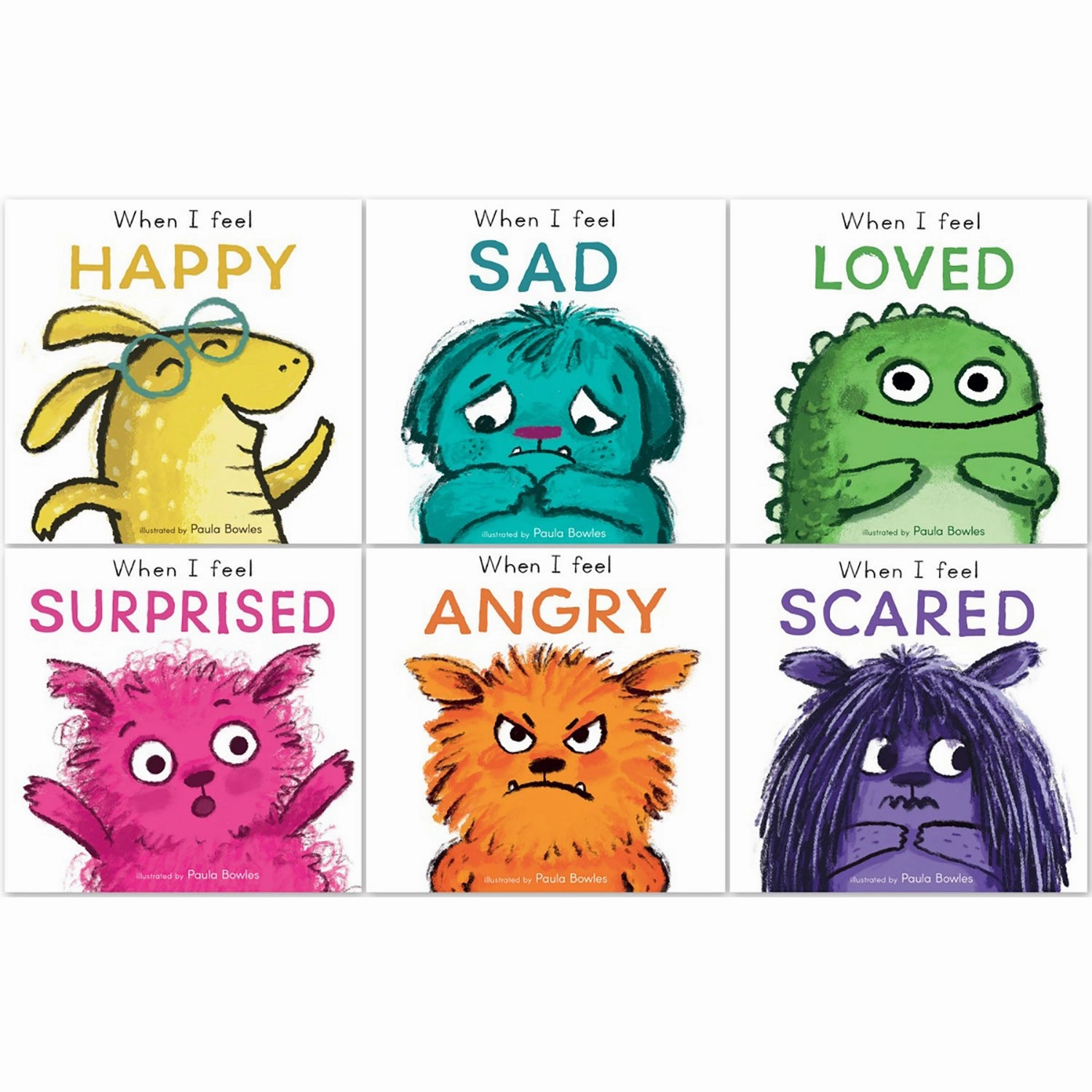 Child's Play Books First Feelings 6-Board Book Set