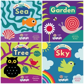 Child's Play Books Look Touch Learn 4-Piece Book Set
