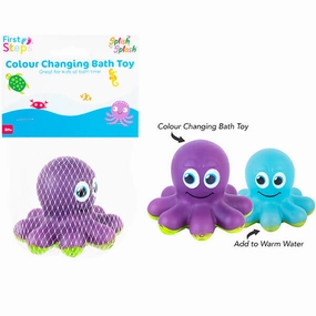 Children's Colour Changing Octopus Bath Toy for Bath Time Fun