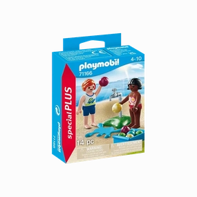 Children with Water Balloons