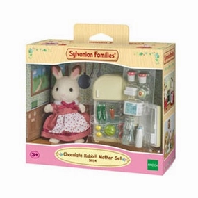 Chocolate Rabbit Mother Set