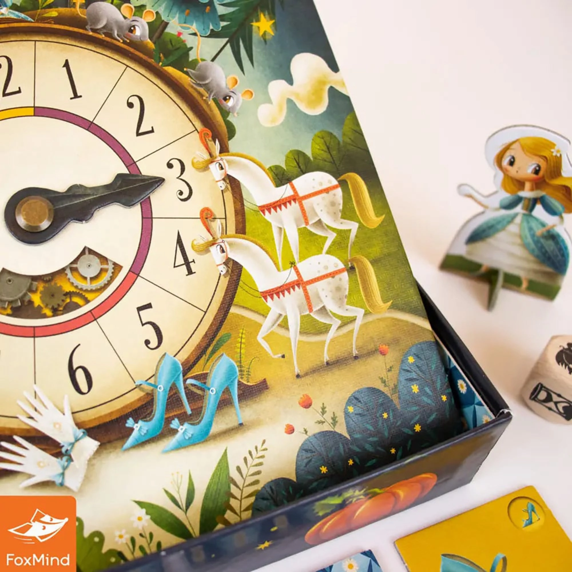 Cinderella Memory Board Game by FoxMind, Cooperative Fairytale Adventure