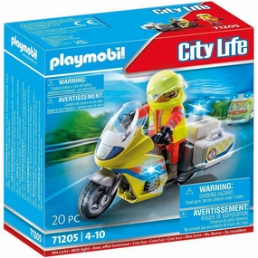 City Life - Rescue Motorcycle with Flashing Lights