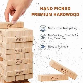 Clapjoy Slido Classic Stacking Game For Kids Ages 5  Years