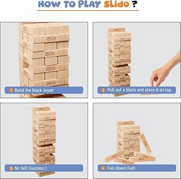 Clapjoy Slido Classic Stacking Game For Kids Ages 5  Years