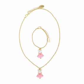 Claris The Mouse Magnificent Mess Necklace & Bracelet Set