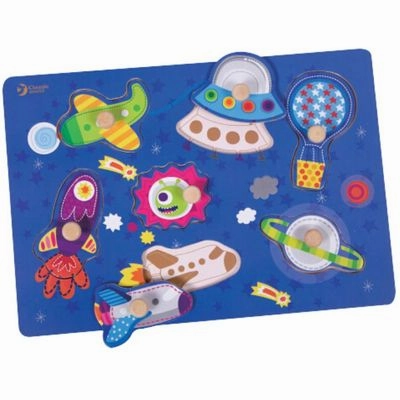 Classic World Space Puzzle With Knobs