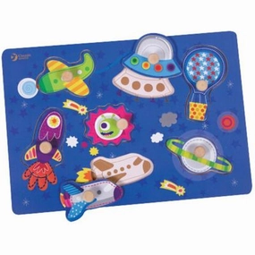 Classic World Space Puzzle With Knobs