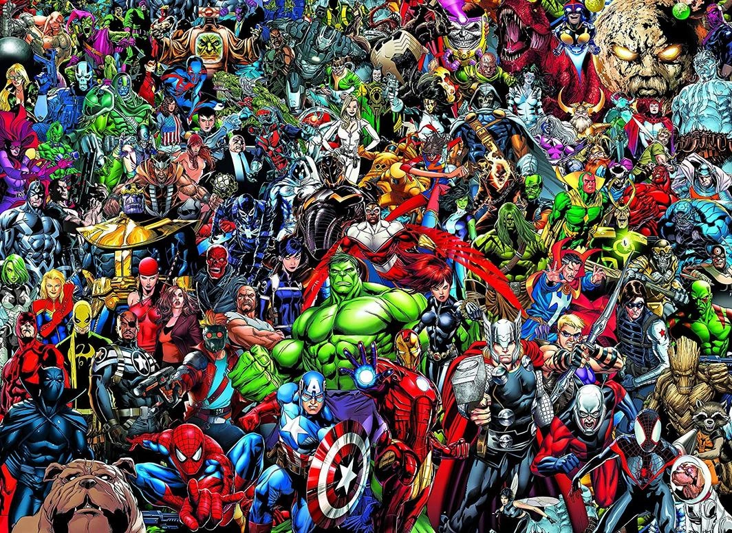 Clementoni 1000 Piece Impossible Puzzle! Marvel