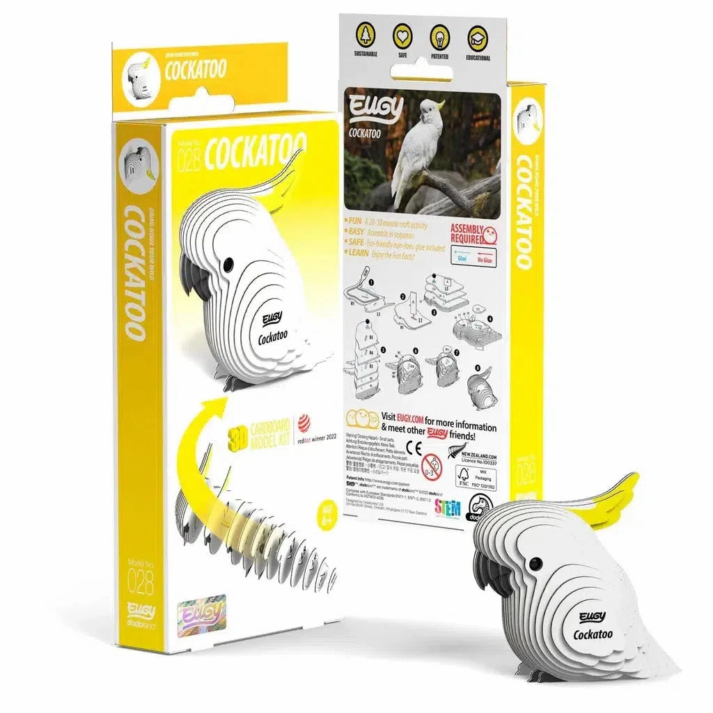 Cockatoo 3D Puzzle