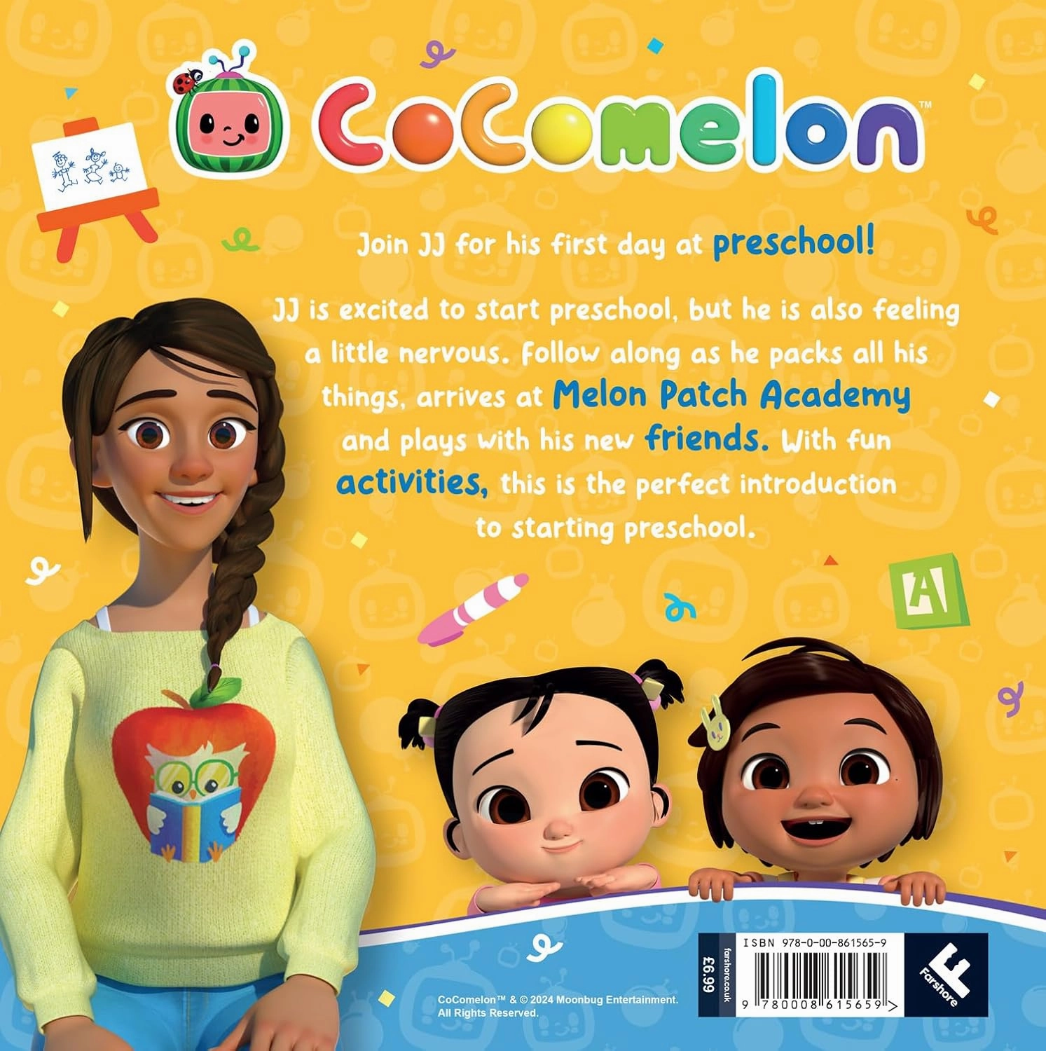 CoComelon Lets Go To Preschool Picture Book For Ages 2-4 Years