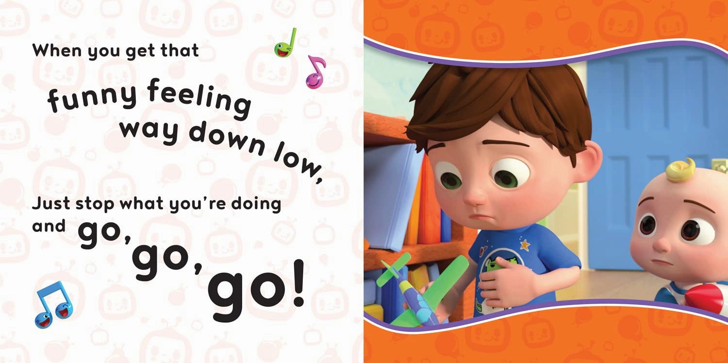CoComelon Sing-Song: THE POTTY SONG Board Book for Ages 18 months Above
