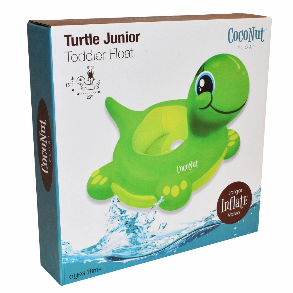 CocoNut Outdoor Turtle Junior Green - Durable Toddler Pool Float