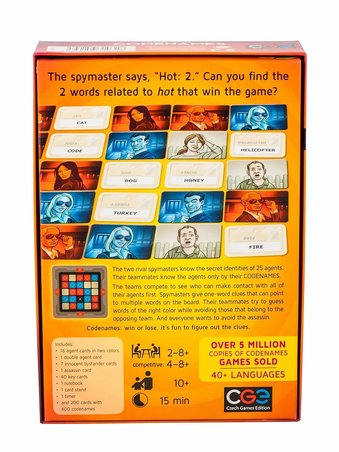 Codenames: The India Edition Word Board Game For Teenagers & Adults Ages 14 