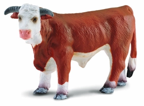 Collecta Hereford Bull Figure (Yellow)
