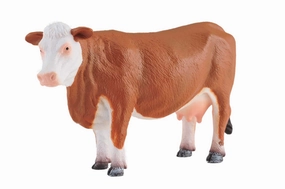 Collecta Hereford Cow Figure (Yellow)